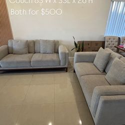 Sofa And Love Seat 