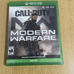 Xbox One Call Of Duty: Modern Warfare 