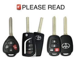 Remote Contro Car Key Toyota. Will Fit Camry Corolla Tacoma