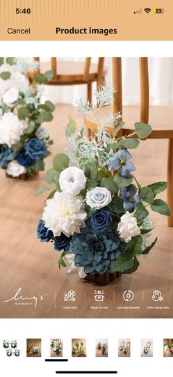 Set Of 4 Lings Moment Standing Flowers 