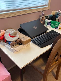 White desk