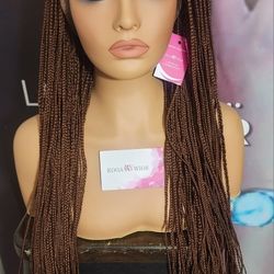 Color 30 Full Lace Braided Wigs 