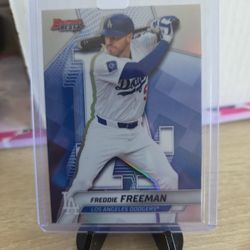 Dodgers Freddie Freeman Refractor Card