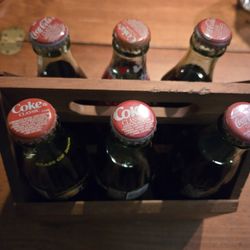 Vintage Wooden Coca-Cola Six Pack 