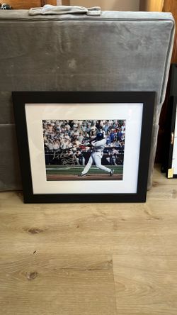 Milton Bradley Autograph 8 X 10 Los Angeles Dodgers