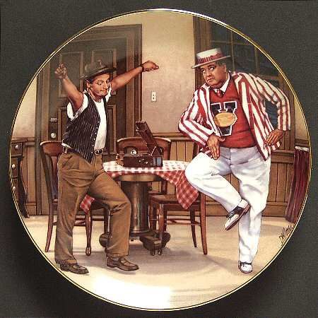 The Hamilton Collection Honeymooners Collector Plate "The Hucklebuck" 1987