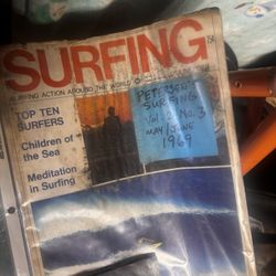 1965 And 1966 Surfer Magazine Volume Number Six Number Six Surfing Magazine Volume Two Number Three Made June 1969 And The Surf Reflections Magazazine