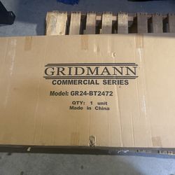 NEW Gridmann 24”x72” stainless steel table w/backsplash
