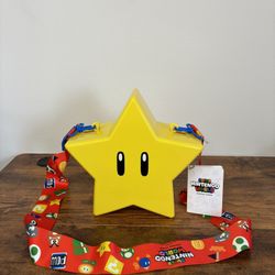 Super Nintendo World Mario Star Popcorn Bucket Universal Studios Lights Up