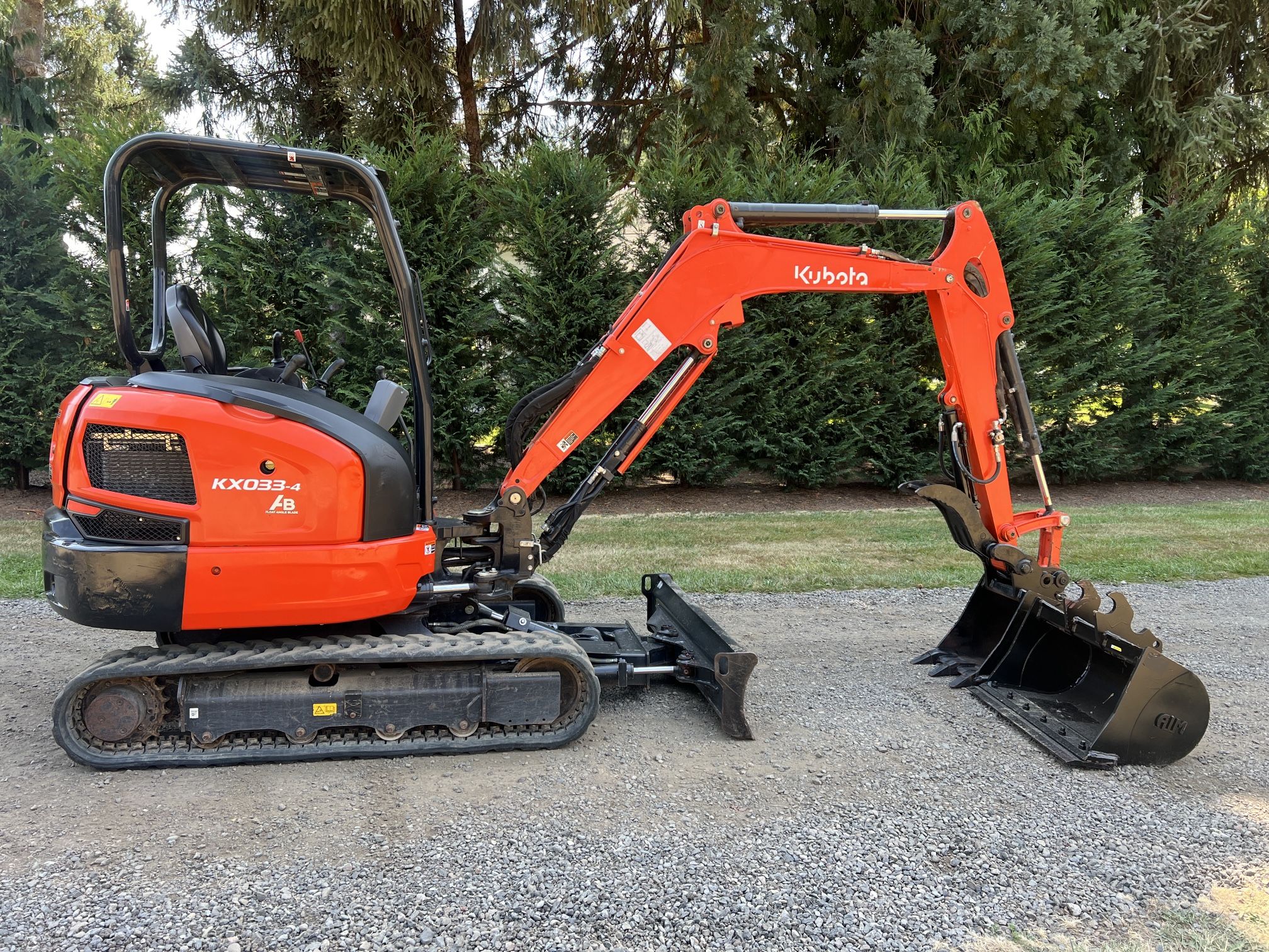 2022 Kubota KX080-4S2 Excavator - 2,101 Hours - Full Cab - 3 Buckets