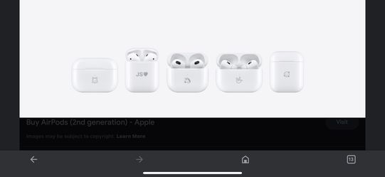 AirPods Couple Different Generations