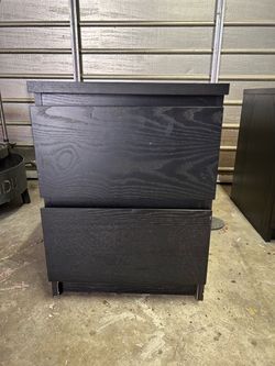 Black Furniture Set – 2 Pieces / Nightstands / Bedside Tables