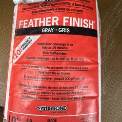 10 lb bag of Ardex Feather Finish self-drying, cement-based underlayment in gray
