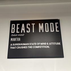 Framed Beast Mode Canvas