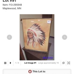 Paul Picture Frame Vintage 