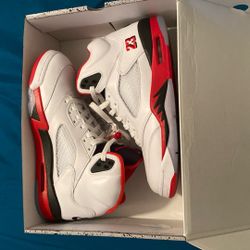 Jordan 5s Fire Red Size 10