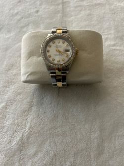 Ladies ROLEX Datejust 26mm two tone, diamond