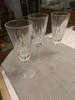 Waterford Lismore champagne glasses