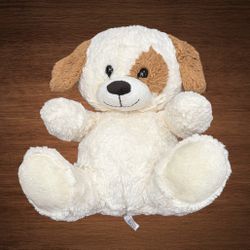 FIESTA PLUSH SITTING DOG 9” STUFFED ANIMAL