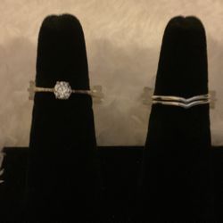 Sterling Silver 925 Rings (size 7)