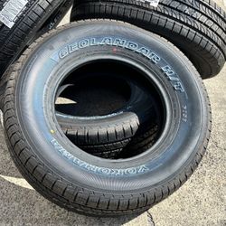 INSTALL 4 NEW YOKOHAMA GEOLANDAR HT 245/70/16 100% WITH STICKERS 245/70r16