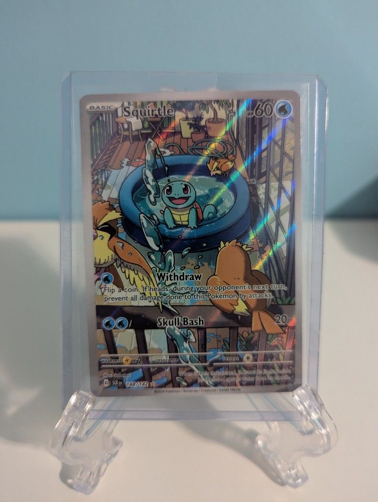 Squirtle 148/142 full art pokemon card