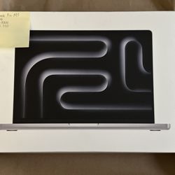 New Apple MacBook Pro 14” M5 Chip 512GB 16GB RAM Silver