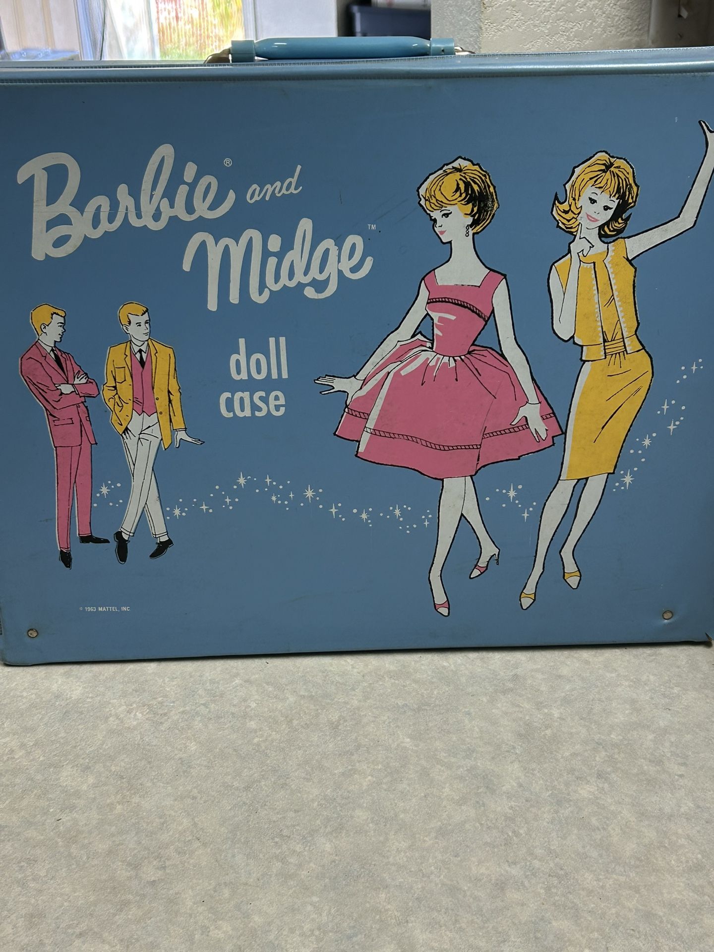 1963 Barbie and Midge doll case