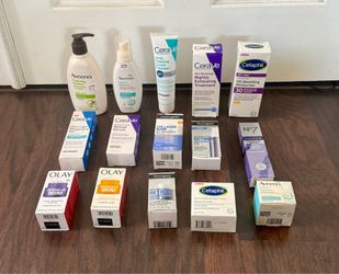 Skin care- CeraVe/Aveeno/neutrogena/olay