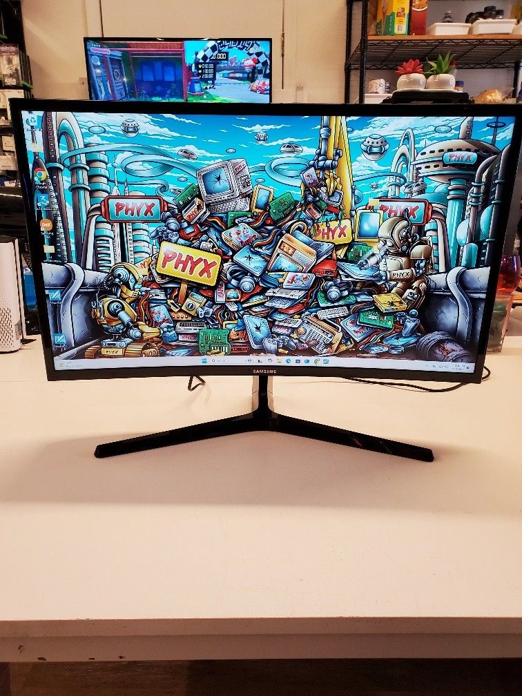 27" Samsung C27F396FHN 1080P Monitor - 091WHCNW608019R $140