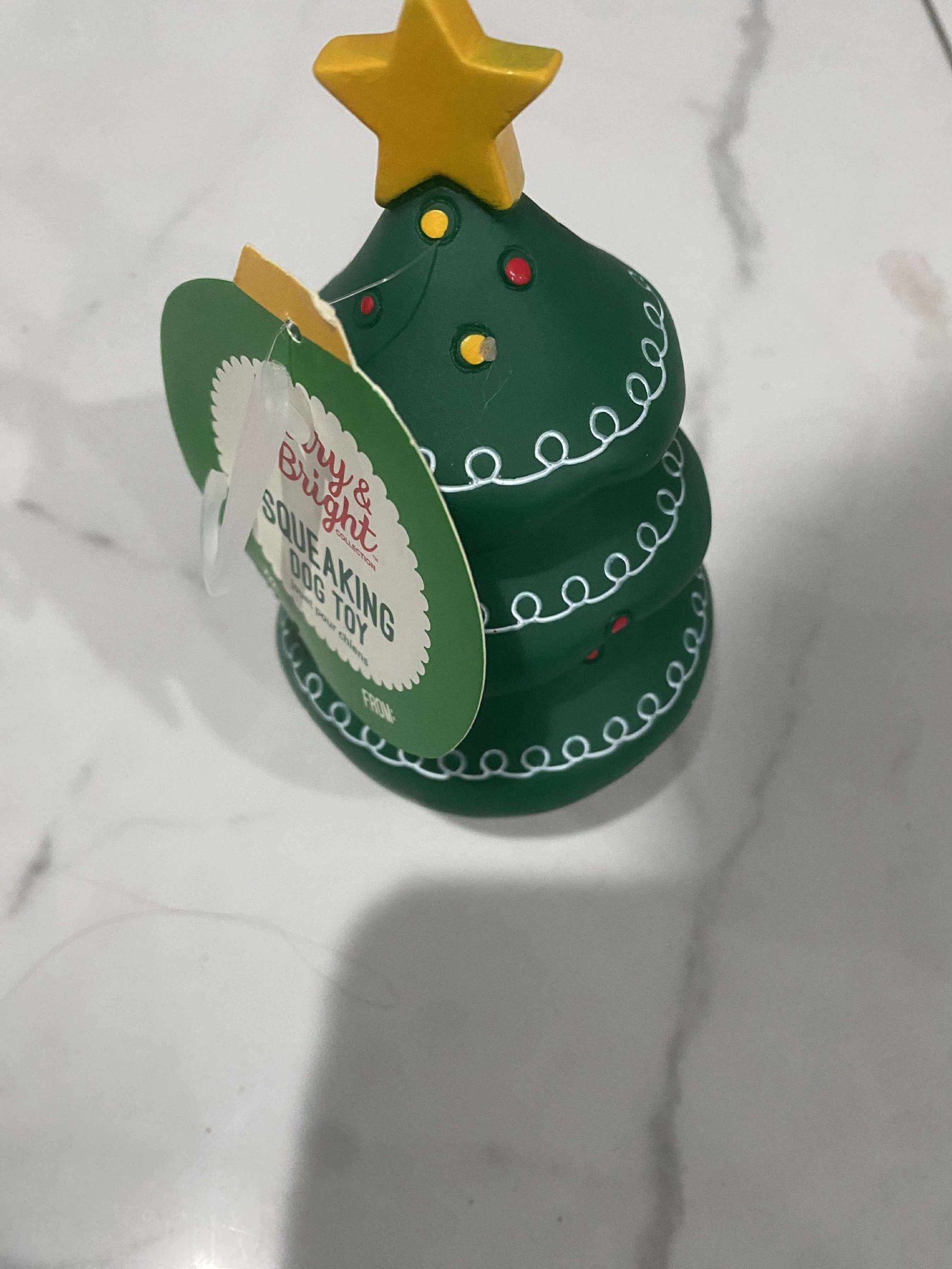 Dog Chewing Squeeking Toy with Cute Creative Christmas Tree