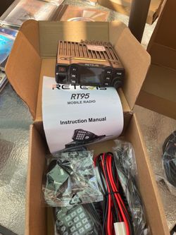 Retevis RT95 Mobile Ham Radio, Dual Band Mobile Radio, Chirp, Dual Speaker, R...
