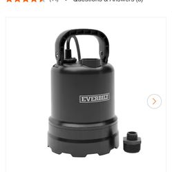 Submersible Pump- 1/3 Hp