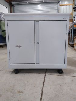 2 Door Wheeled Cabinet 