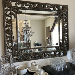 Huge Antique Framed Mirror (Pristine)