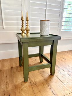 Sage Green Side Table
