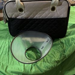 New Dog Bag And Cone