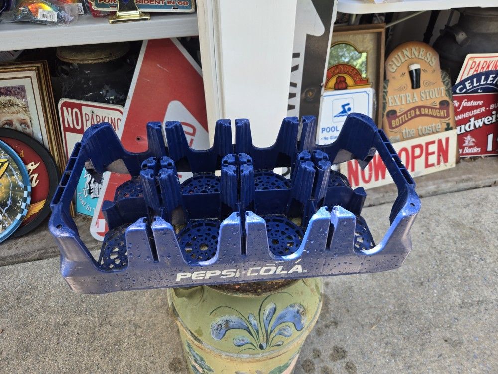 Vintage Plastic Pepsi Cola Bottle Crate