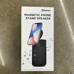 NWT Bluetooth Magnetic Phone Stand Speaker - Black