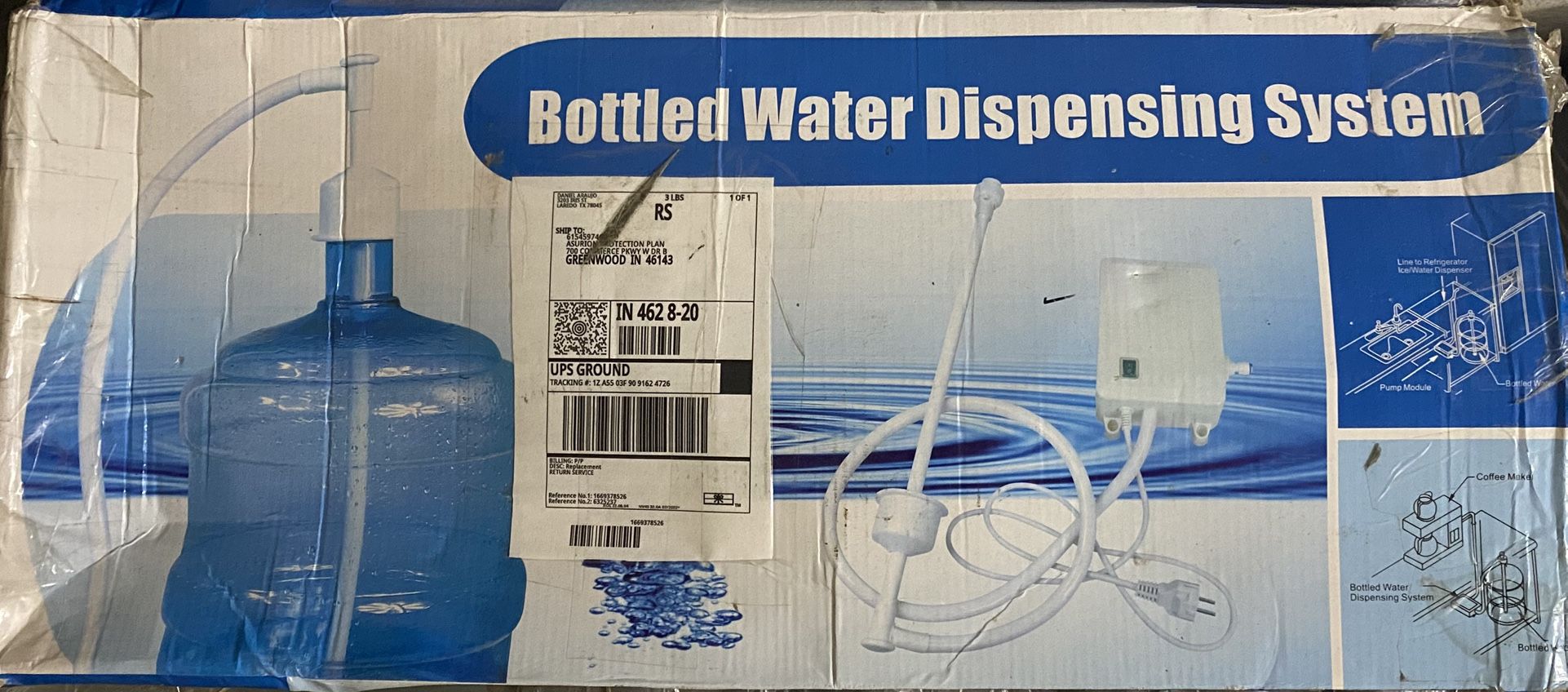 Bottled water dispensing system