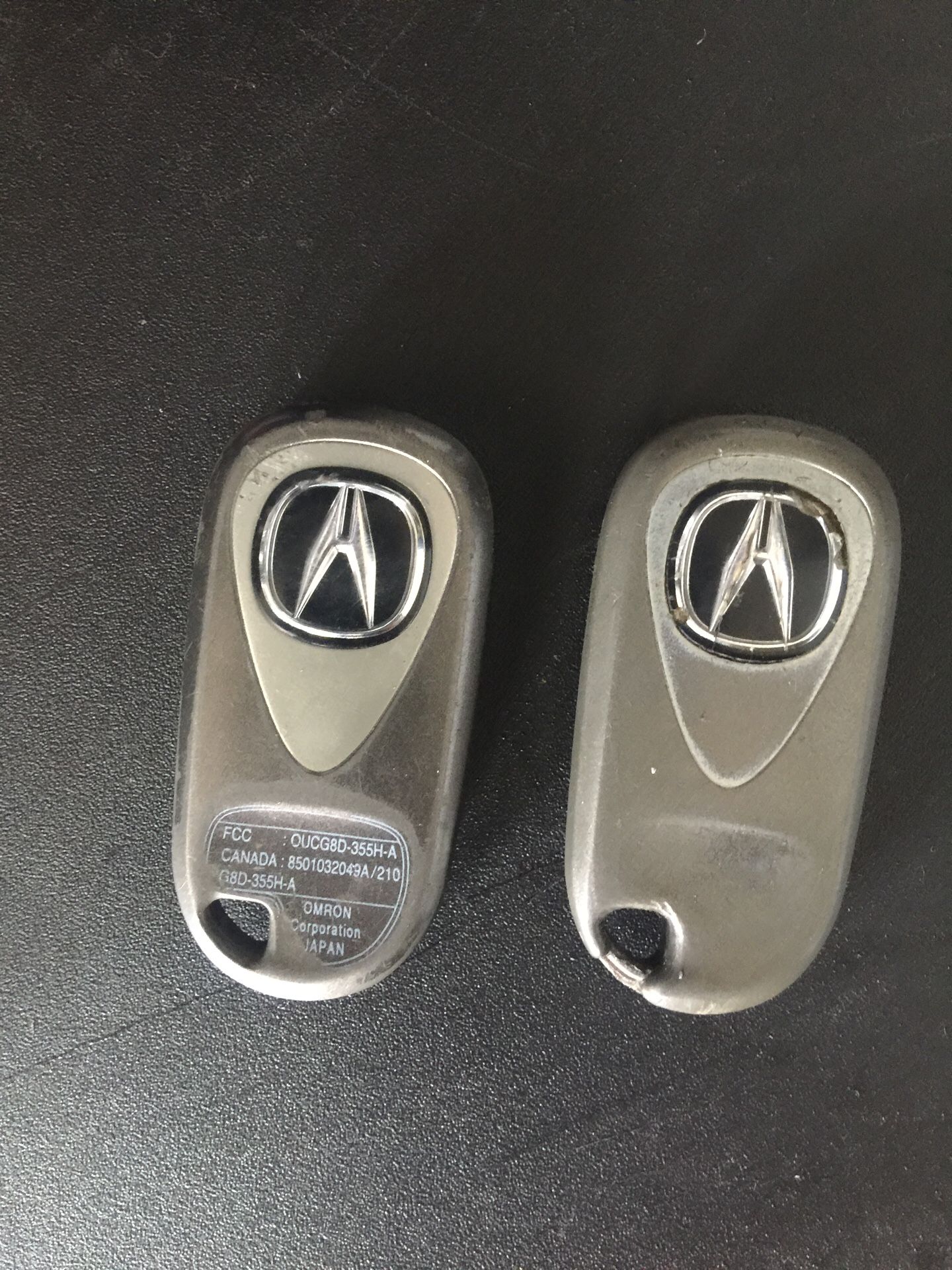 ACURA KEY FOBS CAME OFF A RSX