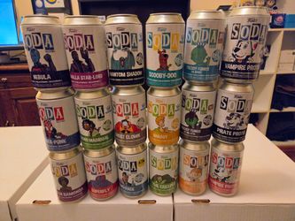 Funko pop figure soda lot