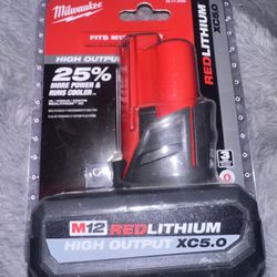 Milwaukee 5.0 Battery M12