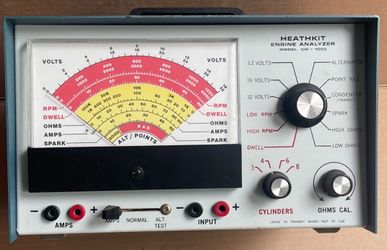 Heathkit Engine Analyzer CM-1050 With The Cables And Bulb  Tested And Confirmed