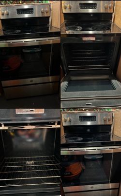 GE Eléctrica Glass Top Stoven -like New! Used Twice