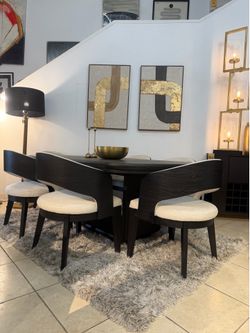 5 piece Dining room set ( Modern Home -Everett)