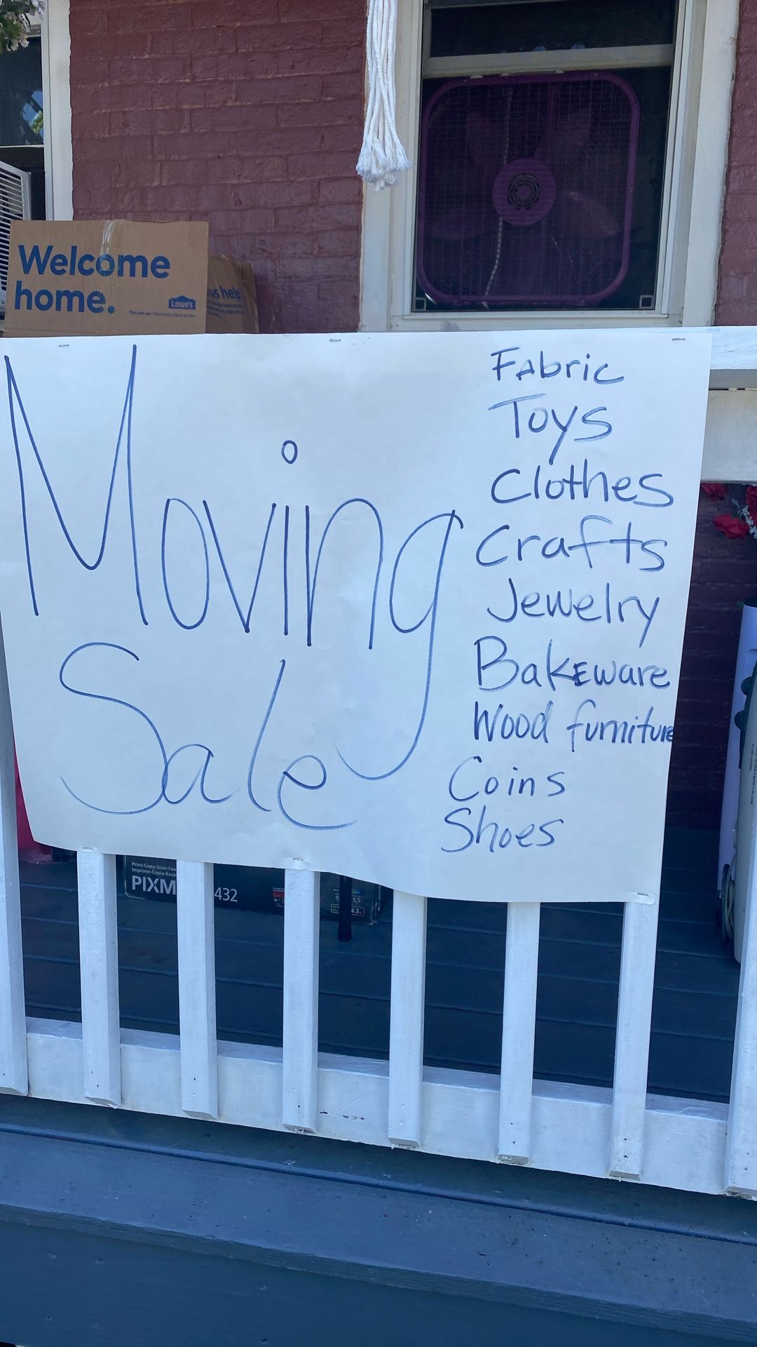 Moving Sale