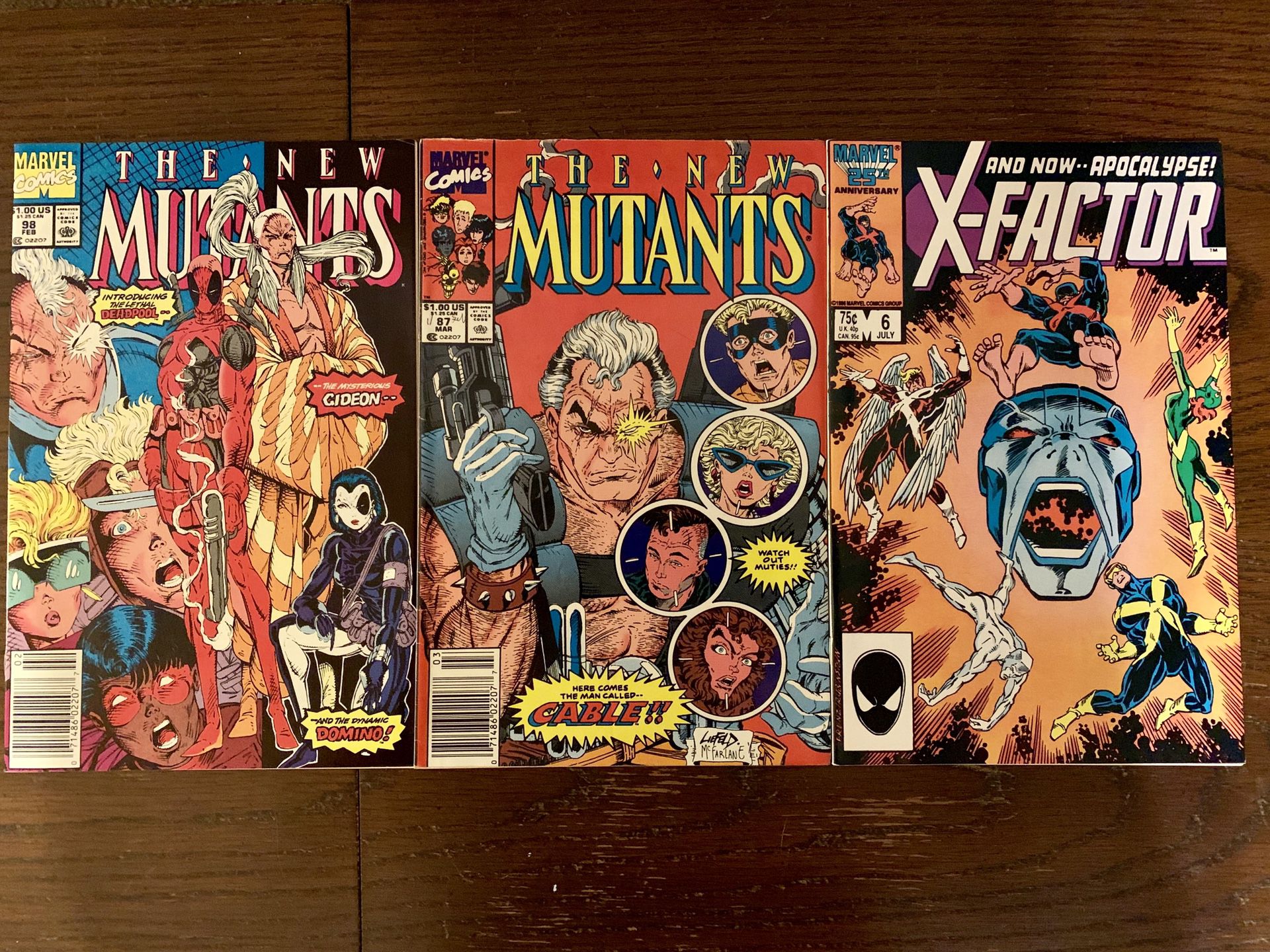 New Mutants 87 and 98. X-Factor 6.