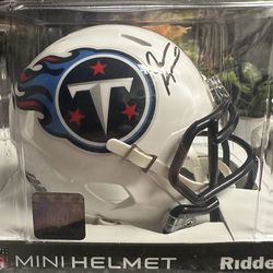 Jevon Kearse Signed Tennessee Titans Riddell Speed Mini Helmet Beckett