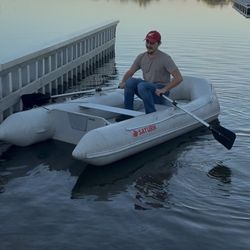 Dingy With 5hp Honda With Low Hours